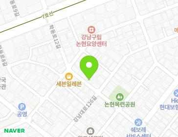 서울특별시 강남구 학동로12길 19 (논현동) 지도