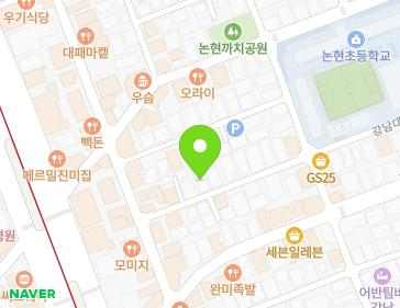 서울특별시 강남구 강남대로120길 17 (논현동) 지도