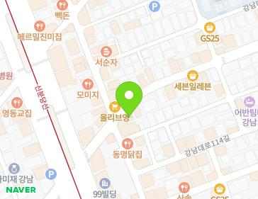 서울특별시 강남구 강남대로118길 14 (논현동) 지도
