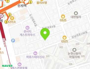 서울특별시 강남구 도산대로4길 19 (논현동) 지도