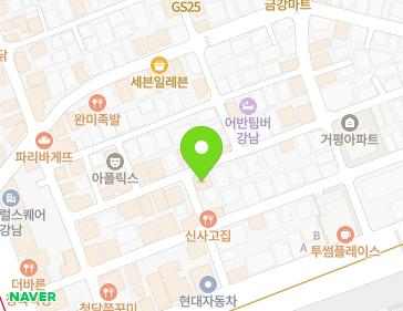 서울특별시 강남구 강남대로114길 22 (논현동) 지도