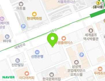 서울특별시 강남구 테헤란로 518 (대치동, 한국섬유산업연합회) 지도