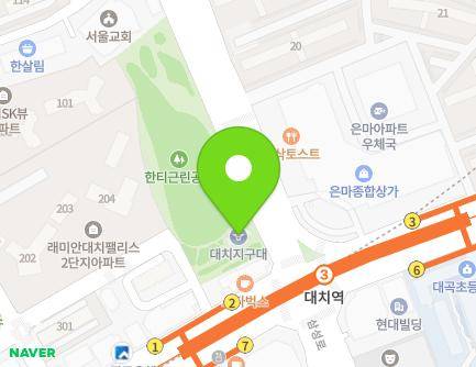 서울특별시 강남구 삼성로 203 (대치동, 대치지구대) 지도