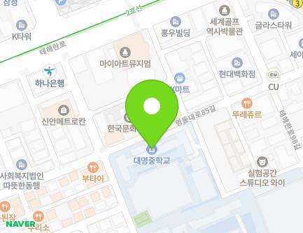 서울특별시 강남구 역삼로87길 26 (대치동, 대명중학교) 지도