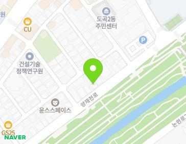 서울특별시 강남구 양재천로 187 (도곡동) 지도