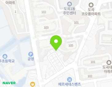 서울특별시 강남구 남부순환로363길 12-43 (도곡동) 지도