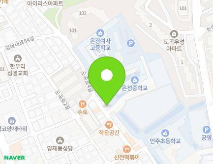 서울특별시 강남구 남부순환로359길 38 (도곡동) 지도
