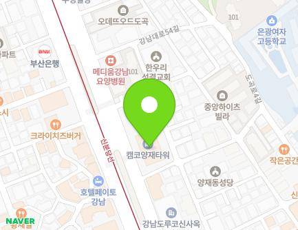 서울특별시 강남구 강남대로 262 (도곡동, 캠코양재타워) 지도