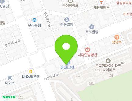 서울특별시 강남구 도곡로 208 (도곡동, SK 진달래주유소) 지도