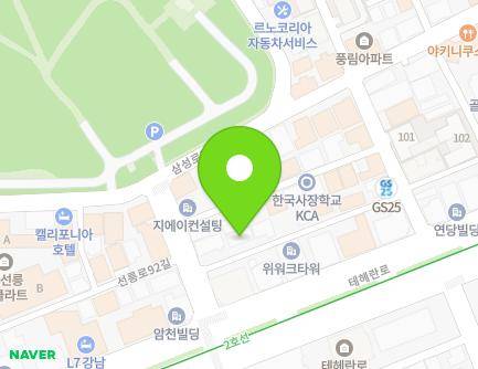 서울특별시 강남구 삼성로91길 38 (삼성동) 지도