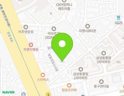 서울특별시 강남구 영동대로114길 7-4 (삼성동, 중앙빌라) 지도
