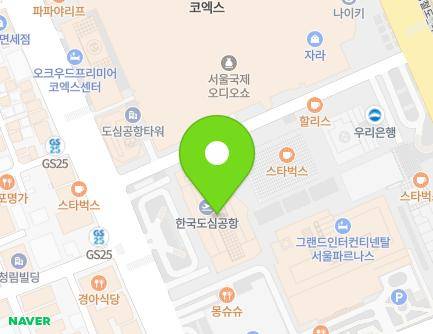 서울특별시 강남구 테헤란로87길 22 (삼성동, 한국도심공항터미널) 지도