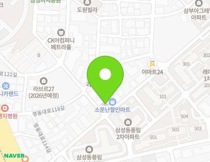 서울특별시 강남구 봉은사로105길 24 (삼성동, 어린이집) 지도