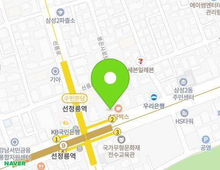 서울특별시 강남구 봉은사로 405 (삼성동, 서울벤처대학원대학교) 지도