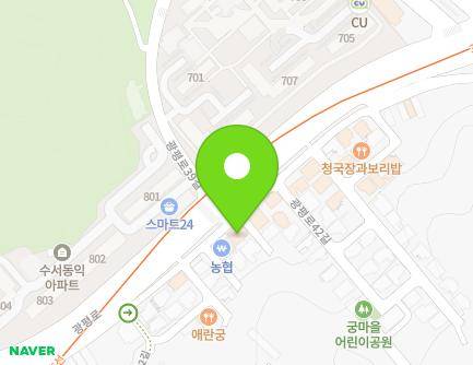서울특별시 강남구 광평로 232 (수서동) 지도