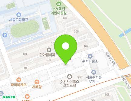 서울특별시 강남구 밤고개로1길 38 (수서동, 그린빌) 지도