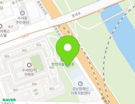 서울특별시 강남구 광평로60길 16 (수서동, 탄천근린공원화장실) 지도