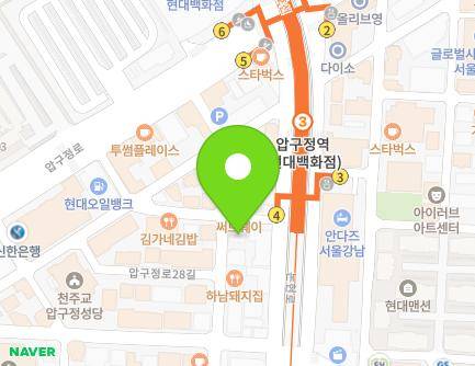 서울특별시 강남구 압구정로28길 17 (신사동, 청박병원) 지도