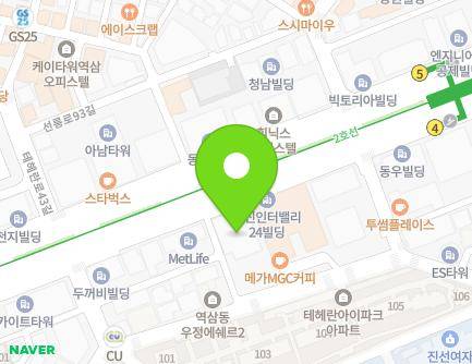 서울특별시 강남구 테헤란로 318 (역삼동) 지도