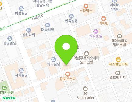 서울특별시 강남구 테헤란로10길 21 (역삼동) 지도