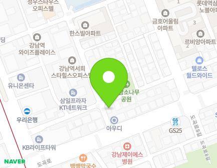 서울특별시 강남구 강남대로62길 22 (역삼동, 황산빌딩) 지도