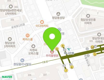 서울특별시 강남구 학동로 445 (청담동, 우리들병원) 지도