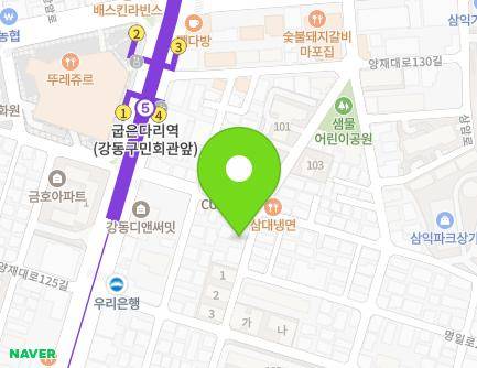 서울특별시 강동구 천중로49길 81 (길동, J&SΩ1) 지도
