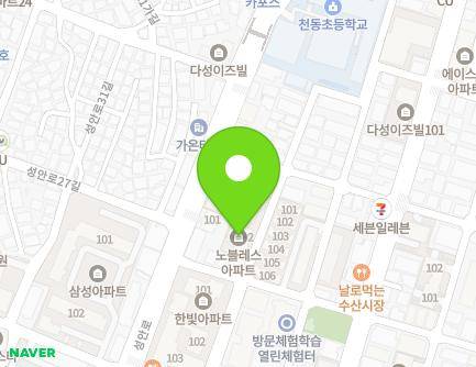 서울특별시 강동구 성안로 182 (길동, 노블레스) 지도