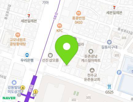 서울특별시 강동구 풍성로61길 6 (둔촌동, 화영빌라) 지도