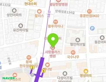 서울특별시 강동구 양재대로 1580 (명일동, 사랑플러스빌딩) 지도