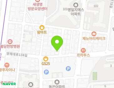 서울특별시 강동구 양재대로134길 33 (명일동, 명성아트빌) 지도