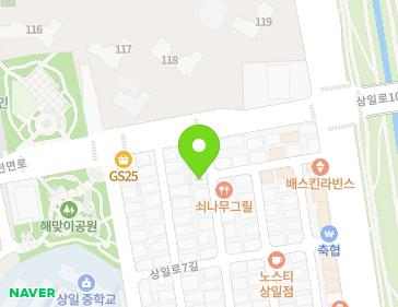 서울특별시 강동구 구천면로100길 6 (상일동) 지도