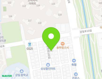 서울특별시 강동구 구천면로100길 11 (상일동, 동화나라어린이집) 지도