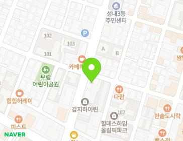 서울특별시 강동구 강동대로53길 44 (성내동, 태정빌딩) 지도