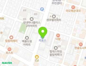 서울특별시 강동구 강동대로53길 40 (성내동) 지도