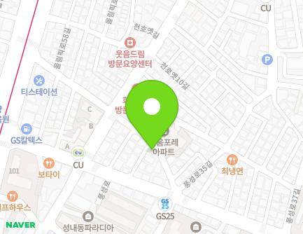 서울특별시 강동구 천호옛6길 14 (성내동) 지도