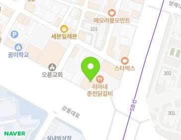 서울특별시 강동구 강동대로 245 (성내동) 지도