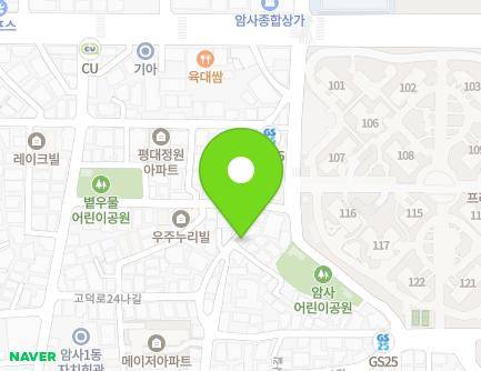 서울특별시 강동구 암사13길 26 (암사동) 지도