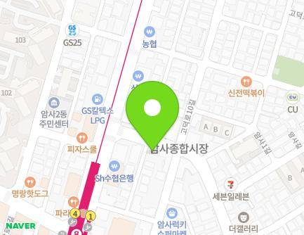 서울특별시 강동구 올림픽로98길 10 (암사동) 지도