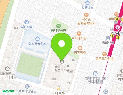 서울특별시 강동구 올림픽로91길 30 (암사동, 힐스테이트강동리버뷰) 지도