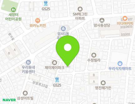 서울특별시 강동구 구천면로47나길 36 (암사동, 현진빌리지) 지도