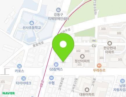 서울특별시 강동구 고덕로 39 (암사동, 고덕주유소) 지도