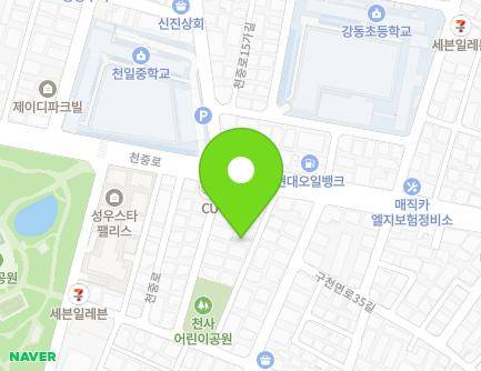 서울특별시 강동구 천중로 64-10 (천호동, T2) 지도
