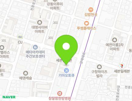 서울특별시 강동구 천중로43길 22 (천호동, OK빌라) 지도