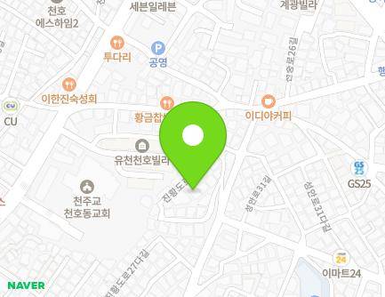 서울특별시 강동구 진황도로27라길 36 (천호동, 금영테크빌) 지도