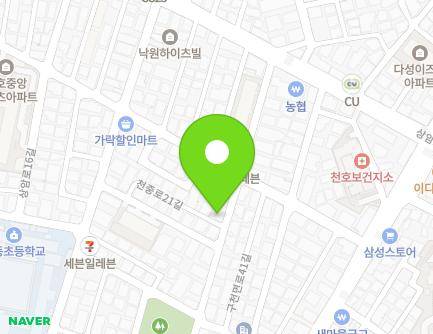 서울특별시 강동구 천중로21길 39 (천호동, 상미어린이집) 지도