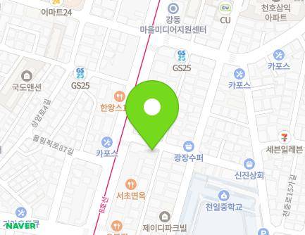 서울특별시 강동구 올림픽로88길 8 (천호동, 세빛어린이집) 지도