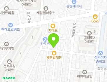 서울특별시 강동구 구천면로64길 18 (천호동, 신주리버빌) 지도