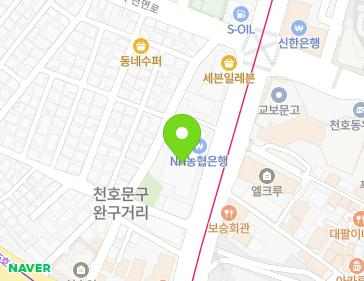 서울특별시 강동구 올림픽로 659 (천호동, 쌍용플래티넘리버) 지도