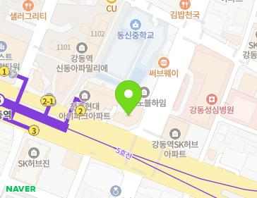 서울특별시 강동구 천호대로 1099 (천호동, 정산타워빌딩) 지도